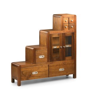 MUEBLE ESCALERA FLASH DERECHA 4+3 CAJONES 2 PUERTAS  98x25x98