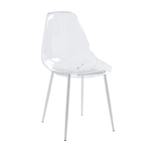 PACK 4 SILLAS DE COMEDOR TRANSPARENTES