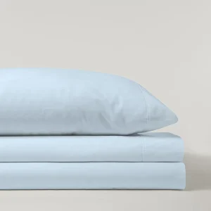 MYC HOME LINENS - Juego de sábanas lisas 3 piezas 50% poliéster 50% algodón